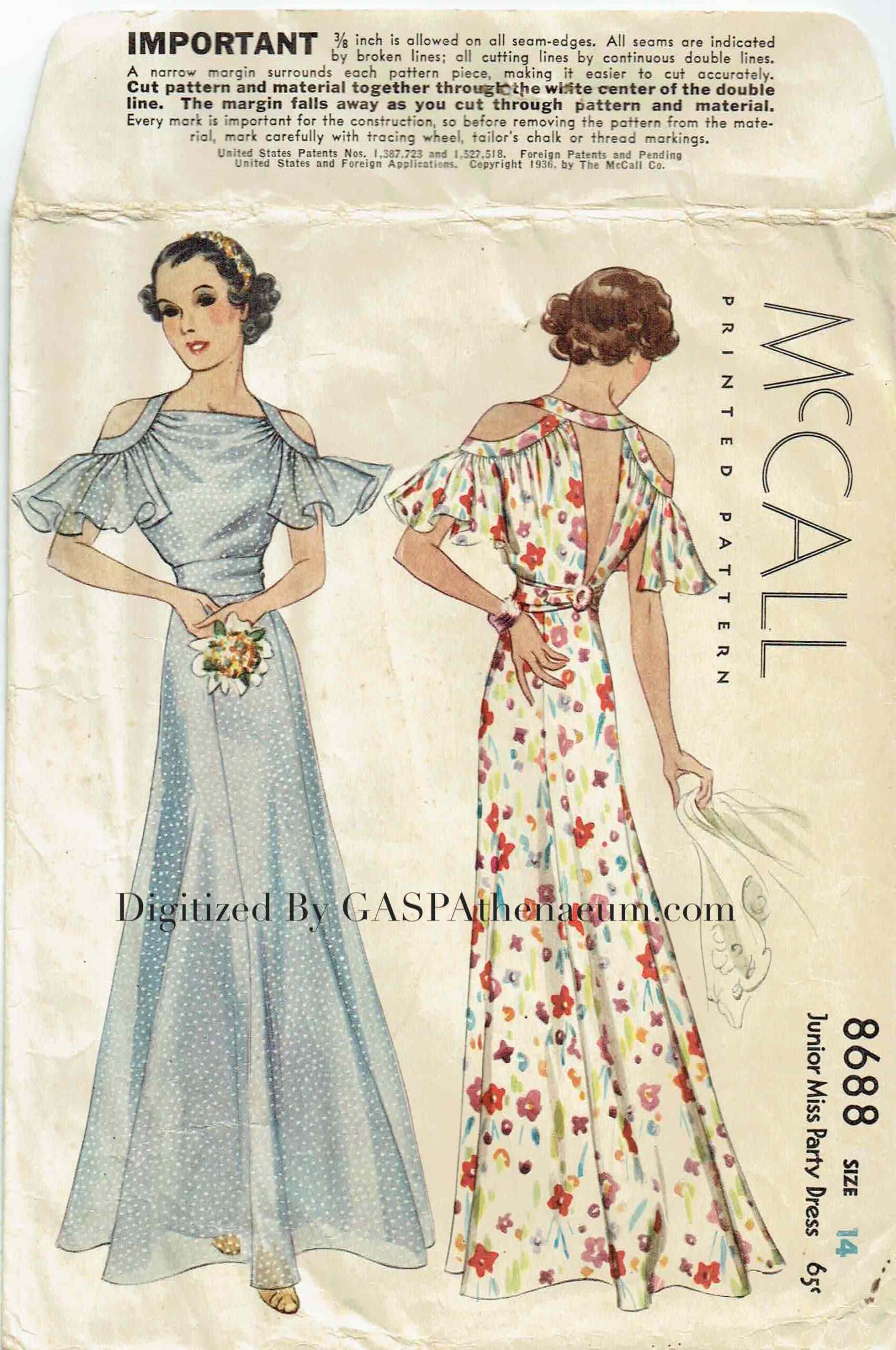 McCall 8688 (1936) PDF - GASP Archives