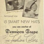Pictorial Review Dennison Hats (1930’s)PDF 15 Hats